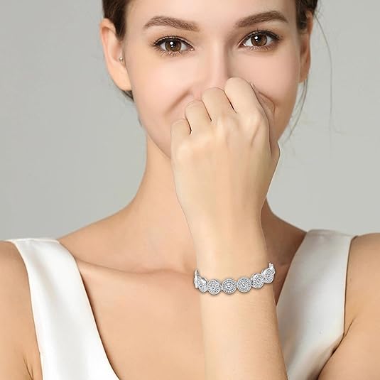 6 piece cubic zirconia bracelet for women 6 piece cubic zirconia bracelet for women